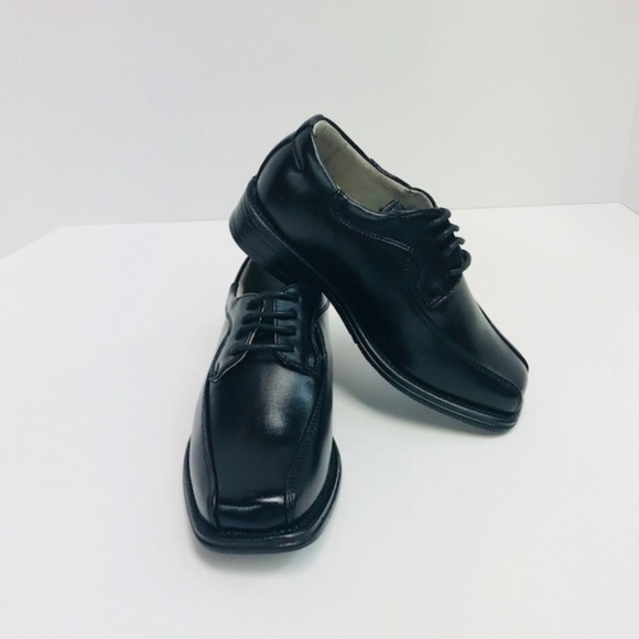 infant boy black dress shoes